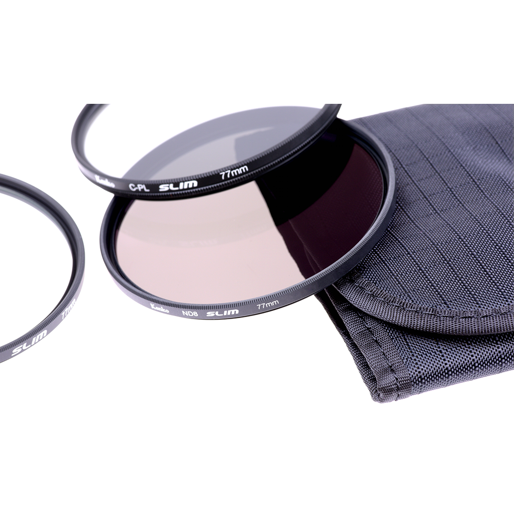 Kenko SLIM KIT Clr, CPL, ND8 67mm - Kenko Filters