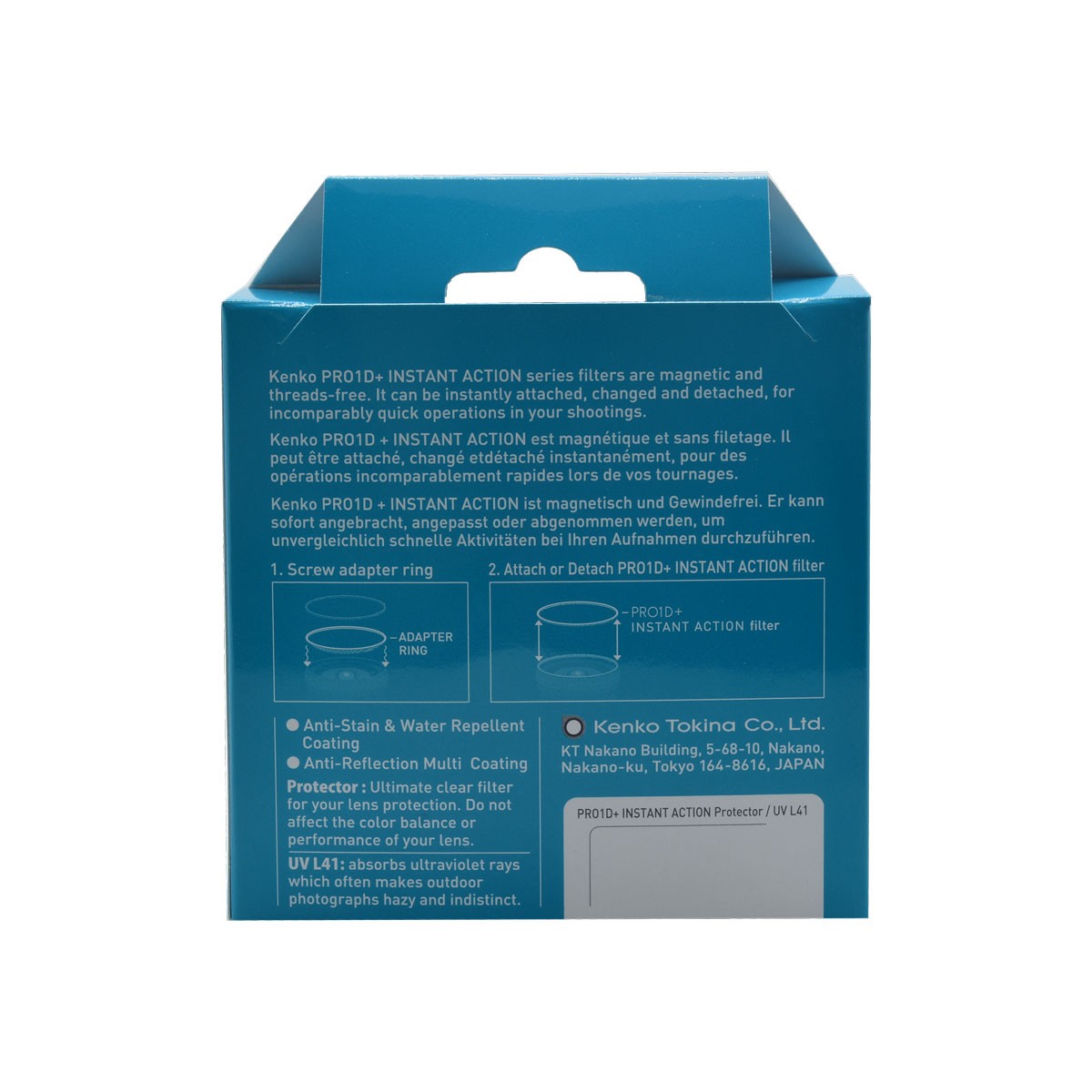 Kenko PRO1D+ Instant Action Conversion Ring 67mm – Adattatore Magnetico Per Filtri A Vite